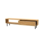 Szafka RTV-83 Drewno Lite Dąb Loft Lakier Rozmiary od 100 cm do 200 cm PREMIUM